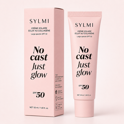 Crème Solaire Collagen Glow — Protection Large Spectre SPF 50